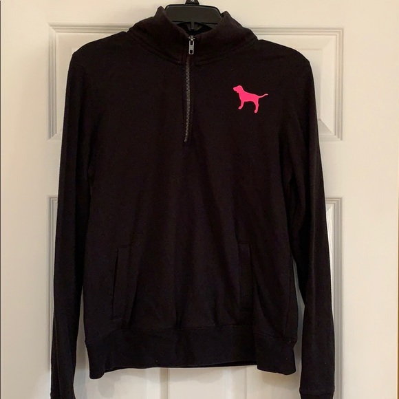 PINK Victoria's Secret Tops - Victoria’s secret PINK half way zip up PINK Victoria's Secret Tops - Victoria’s secret PINK half way zip up